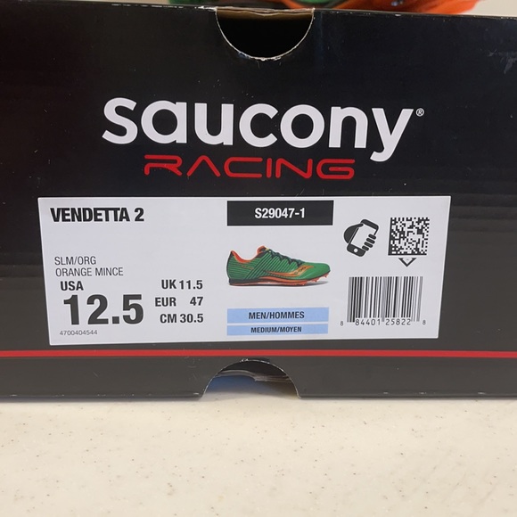 Sz 12.5 Saucony Racing Vendetta 2 - Picture 6 of 6
